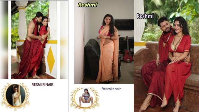 Resmi Nair Live Show BJ and HJ To Masked Guy