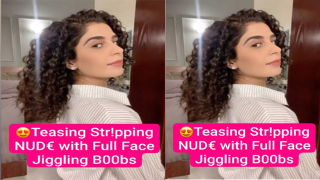 Beautiful NRI Girl Latest Most Exclusive Viral Video – Teasing Stripping Nude with Full Face Jiggling Boobs