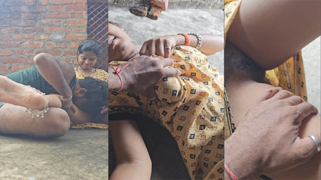 Horny Rajasthani Guy Having Fun With Wife At Terrence