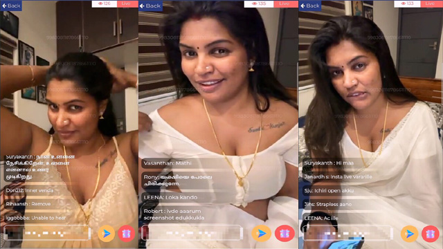 Mallu Makeup Artist Reshma – Paid App Live show Update