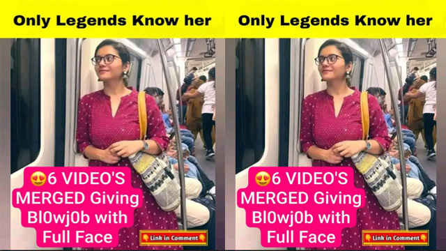 Beautiful Metro Girl Trending Viral Boobs – Out Giving Blowjob – with Full Face Clear Audio