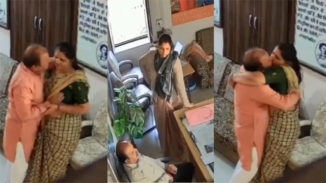 Hot Milf Teacher And Principal Blowjob Mms Seduce Fuck