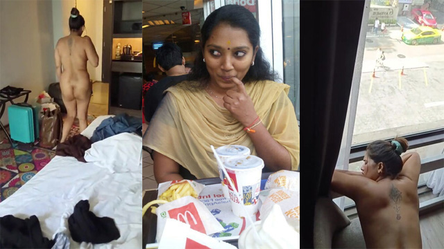 Mallu Cheating Wife Sonali Fucked – Balcony Front of Window Video HD